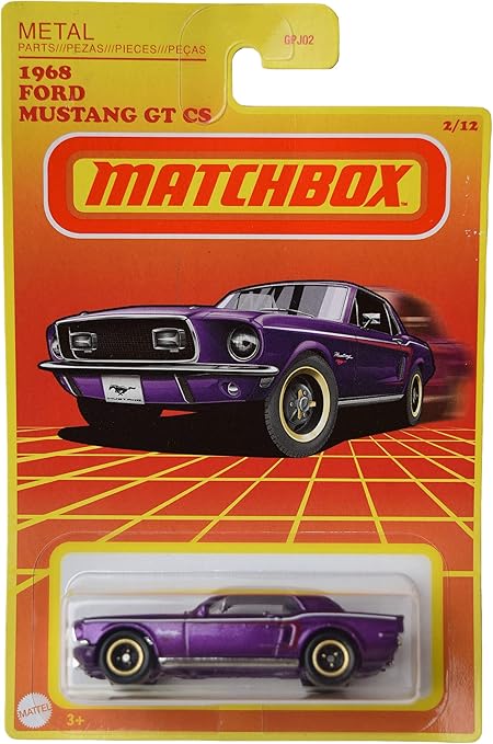 matchbox ford mustang gt cs 1968