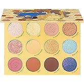 ColourPop x Beauty and the Beast Eyeshadow Palette - Neutral Makeup Palette with Metallic, Matte, Glitter & Matte Sparkle Finishes - Buildable, Blendable & High-Pigment Formula (0.5 oz)