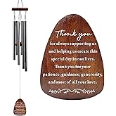 Parents Wedding Wind Chime Gifts from Bride Groom, Thank You Gifts for Mom and Dad on My Wedding Day from Daughter Son, to My Parents-in-Law Keepsake