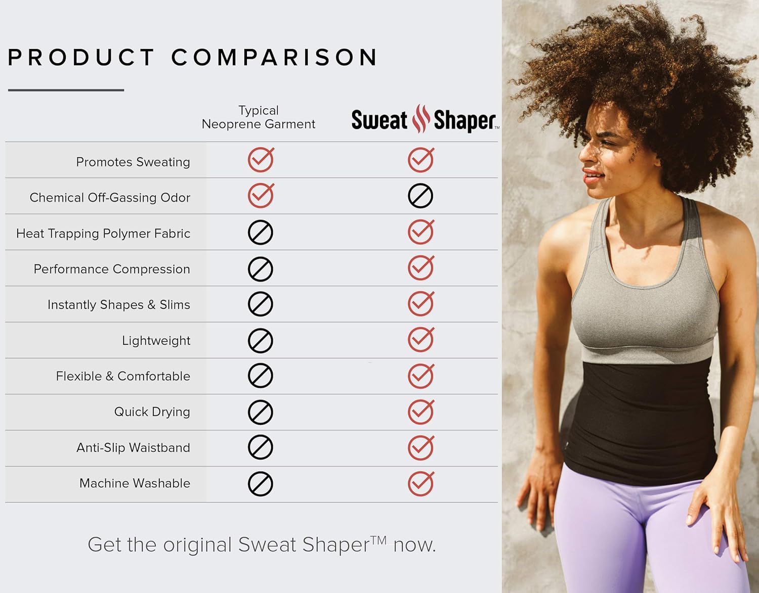 Sweat Shaper Waist Trimmer for Women, Waist Trainer Sauna Belt, Neoprene-free Waist Cincher, Sauna Slimming Belt: Clothing