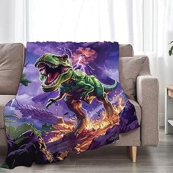 Dinosaur Blanket T-Rex Throw Blanket Dinosaur Gifts