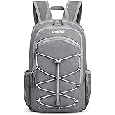 G4Free 12L/20L Small Hiking Backpack RFID Mini Rucksack Compact Multipurpose Daypacks for Men Women Camping Walking Daytrip Travel, Light Grey, 12l, Daypacks
