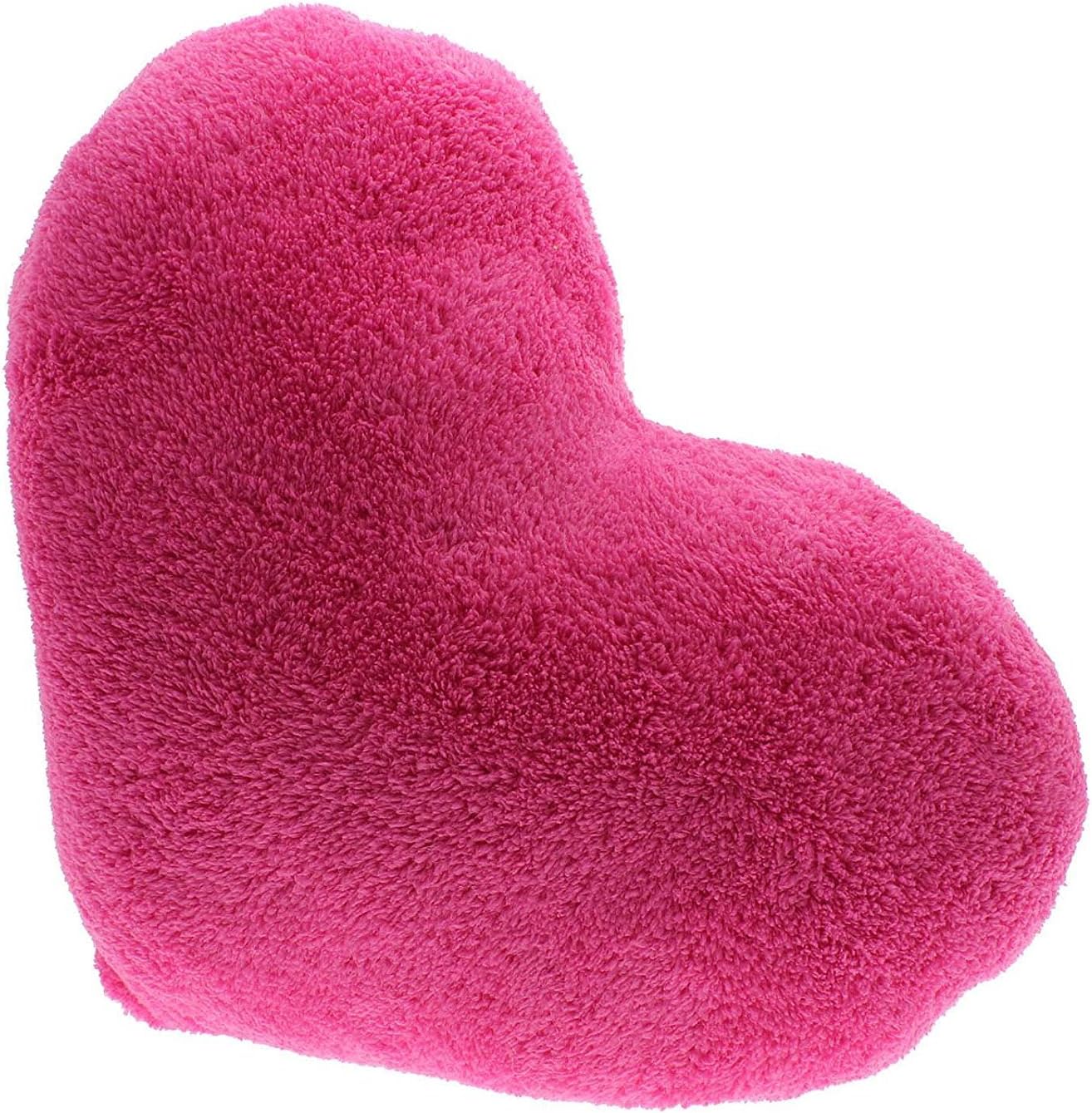 Huntgold 1x Soft Love Heart Shape Fluffy Throw Pillows Cushions