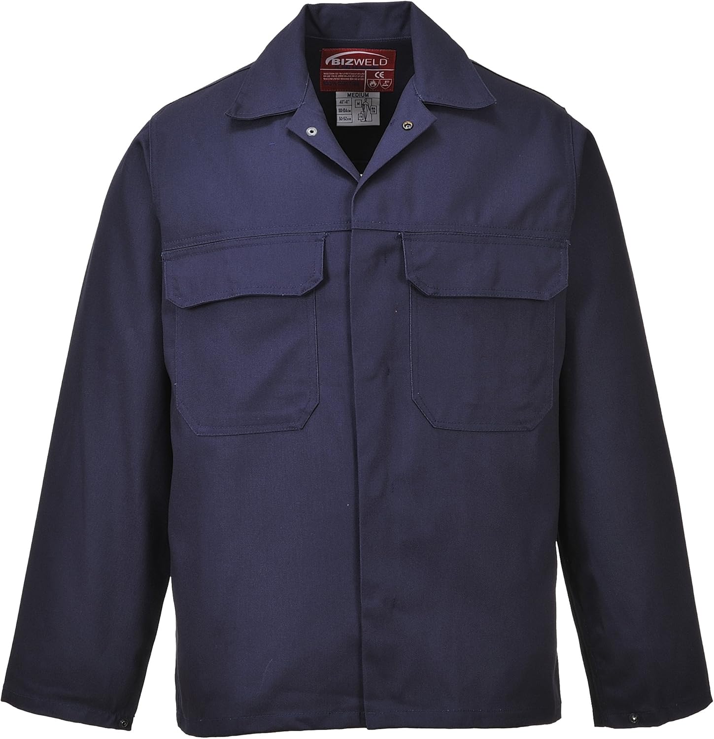 Portwest UBIZ1 Bizweld Dual Hazard Flame Resistant Protective Coverall ASTM NFPA, Black, Large: Home Improvement