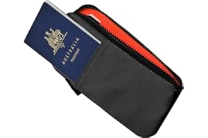 ALPAKA Zip Travel Wallet - Store Your Travel Accessories Efficiently - 3 Internal Pockets For Your Passport and More - 2 Card Slots - Made From Recycled and RFID-Protective Material