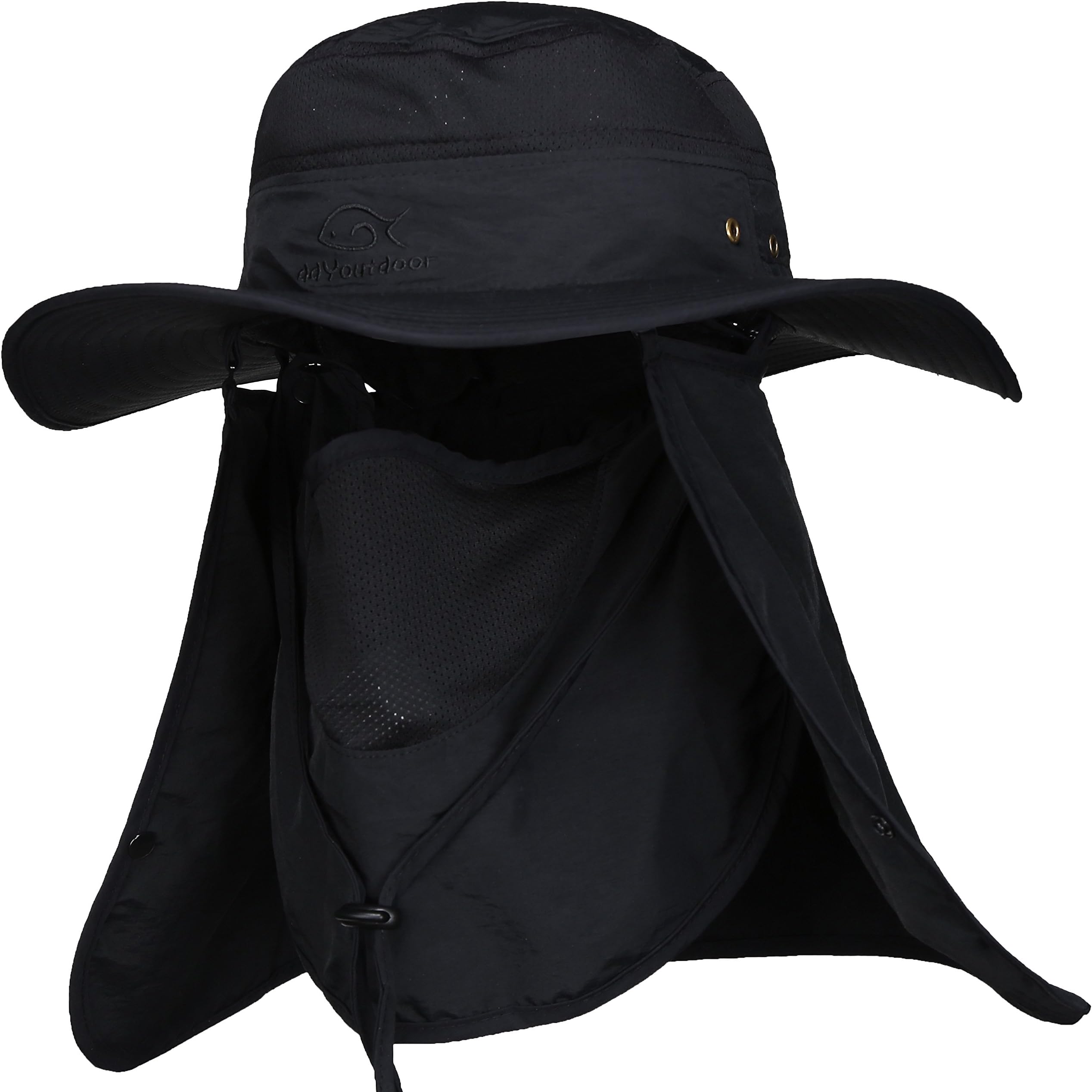 DDYOUTDOOR Summer Outdoor Sun Protection Fishing Cap Neck Face Flap Hat