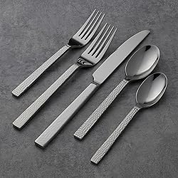 Oneida Chefs Table Hammered 45 Piece Everyday
