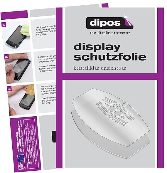 dipos I 6X Schutzfolie klar passend für DeLonghi Perfecta Esam 5500 Tropfblech Folie Displayschutzfolie
