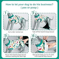 V.PET.B.R Dog Surgery Recovery Suit,Female Male Dog