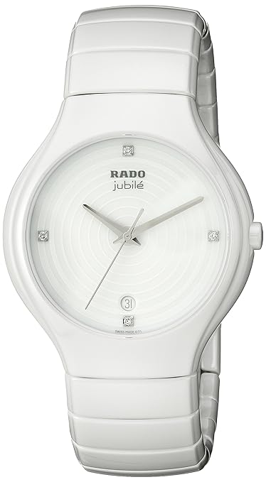 Buy Rado Women S R27695712 True Jubile Analog Display Swiss Quartz White Watch Online At Low Prices In India Amazon In