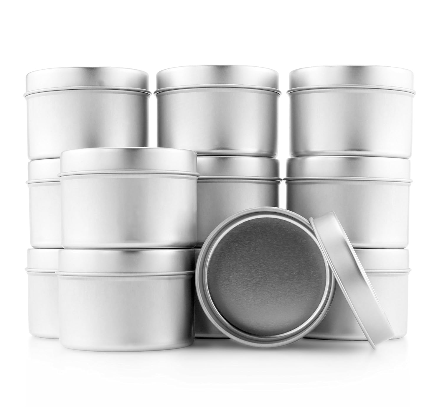 ; Round Containers with SlipOn Lids for Party Favors Spices Candle