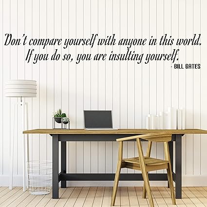 Amazon Com Motivational Quotes Wall Vinyl Decals Bill