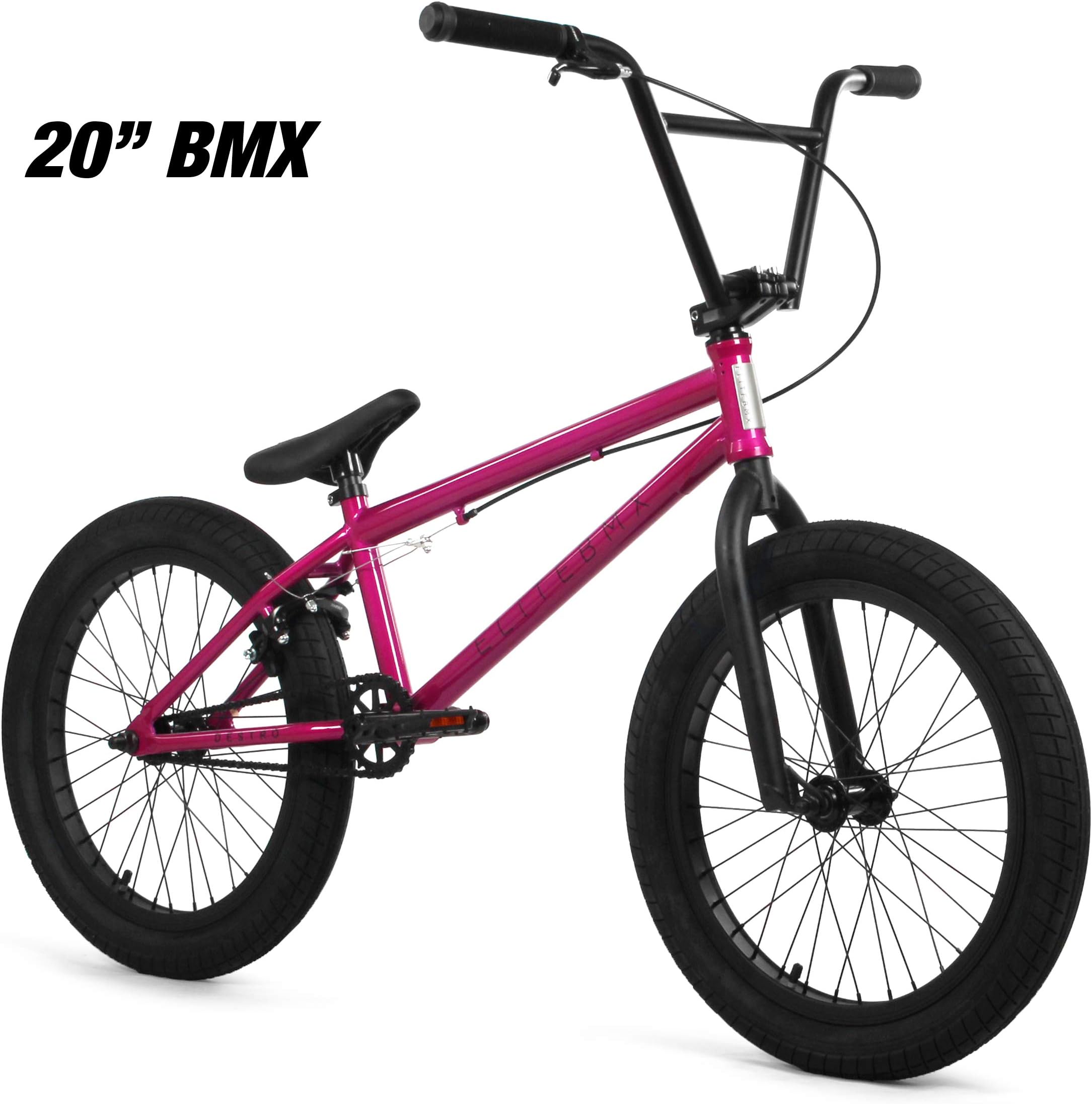 Elite 20" & 18” BMX Bicycle Destro Model Freestyle Bike - 4 Piece Cr-MO Handlebar