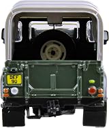 Britains 1:32 Green Land Rover Defender 90 With Canopy Toy Vehicle view 5