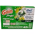 Orgain GAIN Flings! Original Scent Liquid Laundry Detergent Pacs, 132 ct.,, 132Count