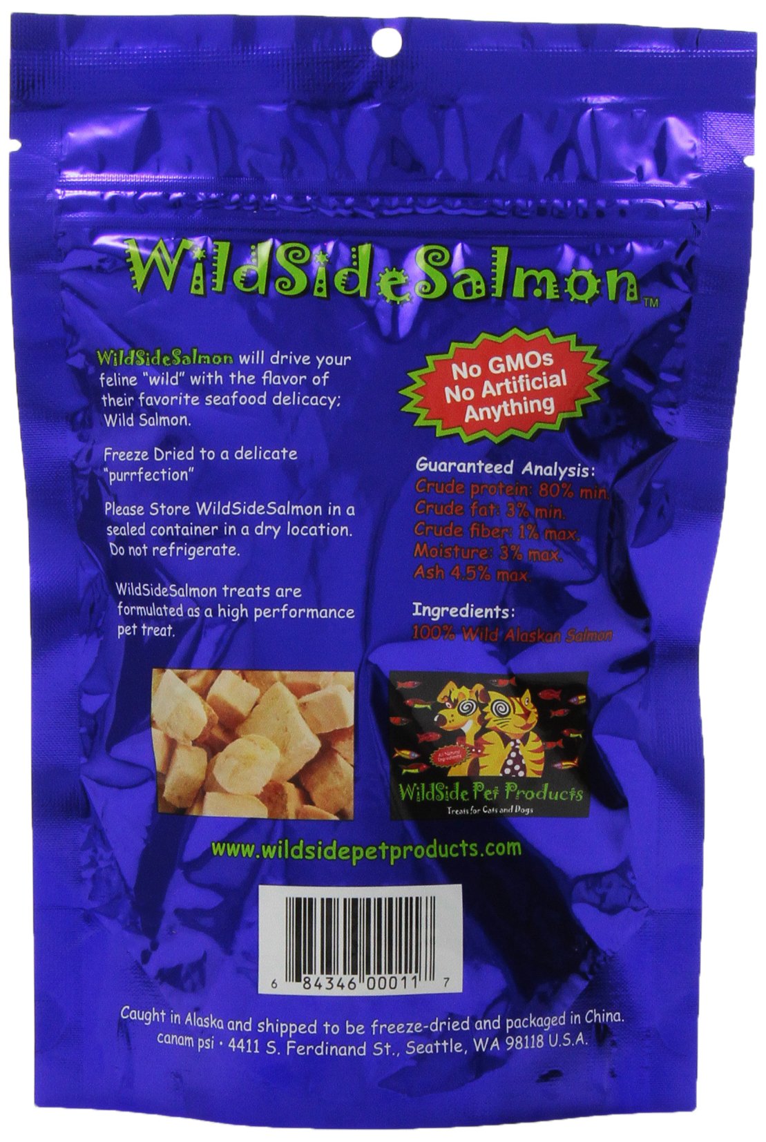 WildSide Salmon Cat Treats - 3 oz 684346000117 | eBay
