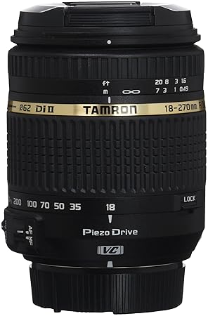 Tamron 18-270mm F/3,5-6,3 Di II VC PZD Objektiv für Nikon (62 mm Filtergewinde)