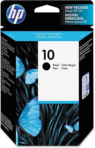 HP 10 Black Original Ink Cartridge 69ml C4844A for Business Inkjet & DesignJet