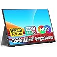 WGK Portable Monitor 14 Inch FHD1200P Ultra-Slim for Laptop Monitor, USB-C HDMI Plug&Play,100% SRGB External monito,Dual Speakers Extender Display. with Smart Cover for Laptop,PC Phone Xbox PS4/5