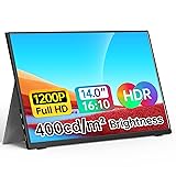 WGK Portable Monitor 14 Inch FHD1200P Ultra-Slim