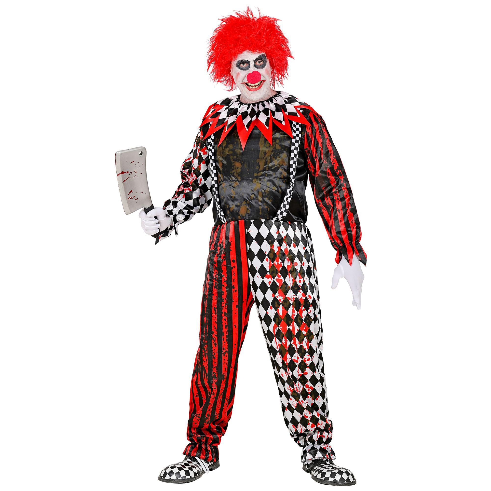 W WIDMANN MILANO Party Fashion - Killer Clown, Circus, Horror Clown, Halloween Costume