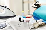 edding 4500 Textile Marker Black 2-3 mm Round Nib - 1 Pen view 2