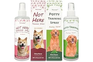 Petstoral Pet Not Here and Potty Training Aid, Essential Potty Spray for Puppies - Dog Spray to Prevent Peeing and Pooping, 8 fl.oz kit