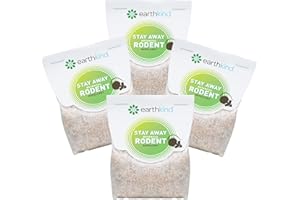 Stay Away Rodent Repellent - Pest Control for Indoor Use - Safe for Kids & Pets When Used as Directed - with Plant Fibers, Balsam Fir & Fragrance Oil - 4-Pack