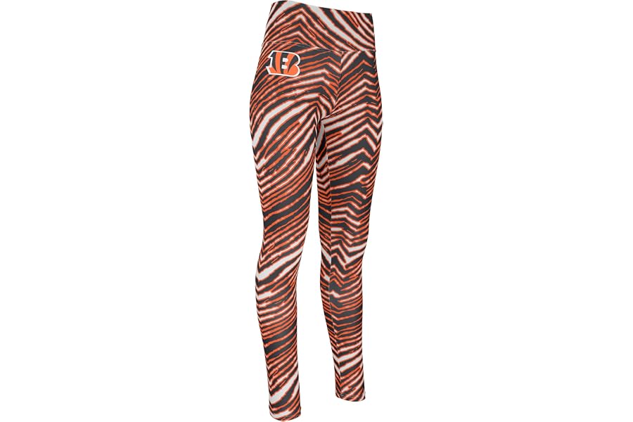 Zubaz NFL Women's Full Length High Waist Basic 1.0 Leggings