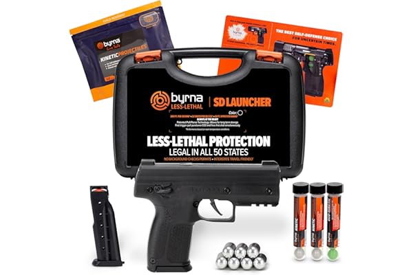 Byrna SD Kinetic Launcher Ultimate Bundle non-lethal self-defense launcher with CO2 and projectiles