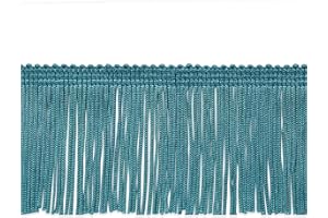 Expo International IR4424TR-5 5 Yards of 2" Chainette Fringe Trim 5 2", 5 yd x 2", Turquoise