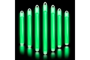 Glow Fever Bulk 100ct 6" Glow in The Dark Sticks, End Caps with Lanyards Included, for Party Supplies Festivals Raves Birthda