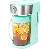 Brentwood KT-2150BL Iced Tea and Coffee Maker with 64 Ounce Pitcher, Blue