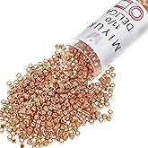Miyuki Delica Seed Beads – Size 11/0 (1.6 mm), DB0434, Galvanized Muscat, 7.2 g, Approx. 1440 Beads, Made in Japan