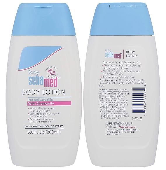 sebamed baby body lotion