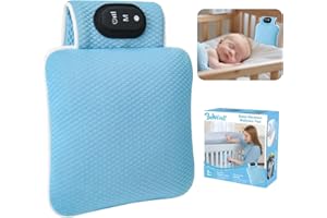 BAKELING Baby Vibrating Sleep Soother, Baby Sleep Aid, Newborn Soothers for Help Sleeping, 3 Adjustable Vibration Modes, 90 Min Timer, Newborn Vibrations Mattress Pad for Home & Travel, Use for Crib & Stroller