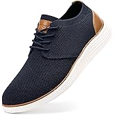 VILOCY Men's Fashion Dress Sneakers Casual Walking Shoes Business Oxfords Comfortable Breathable Lightweight Tennis
