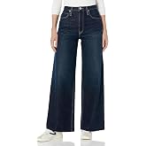 Hudson Womens James High Rise Wide Leg Jean