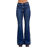 Judy Blue Womens Jeans - High Waisted Trouser Flare
