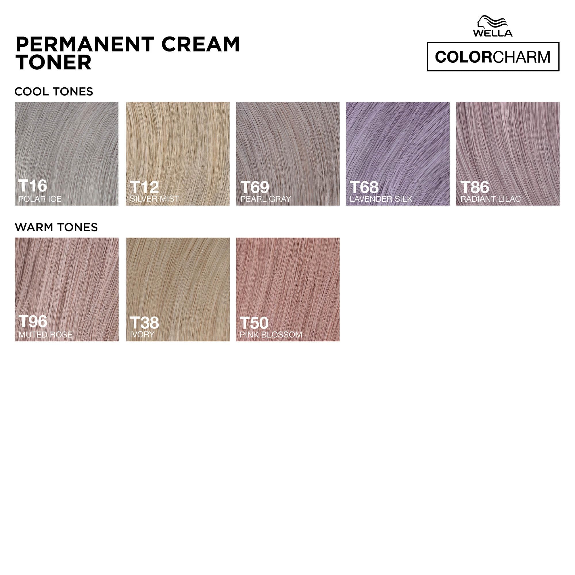 COLORCHARM Permanent Crème Hair Toner | Free of Animal-Derived Ingredients, Parabens Free & Gluten Free | 2 oz