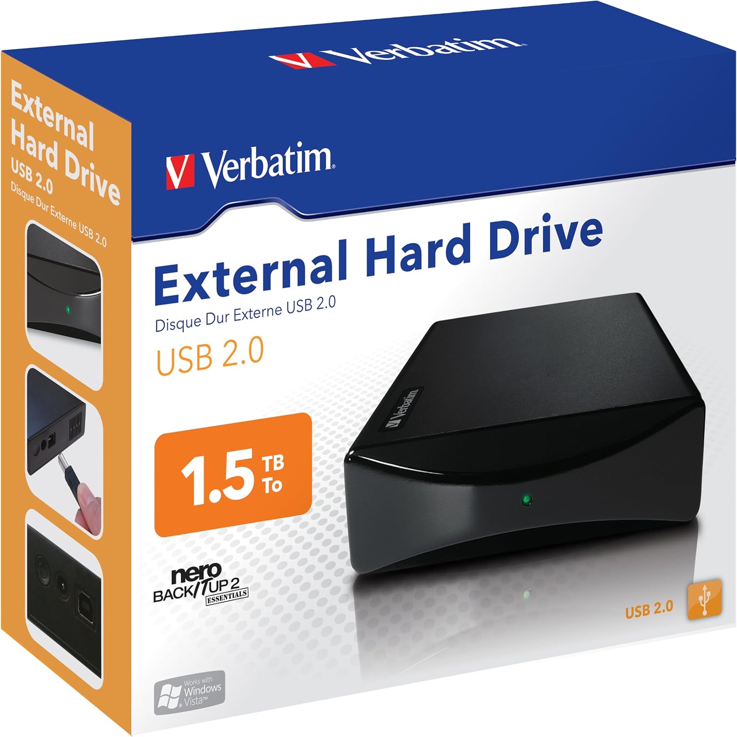 Verbatim SmartDisk Externe Festplatte 1,5 TB USB 2.0: Amazon.de ...