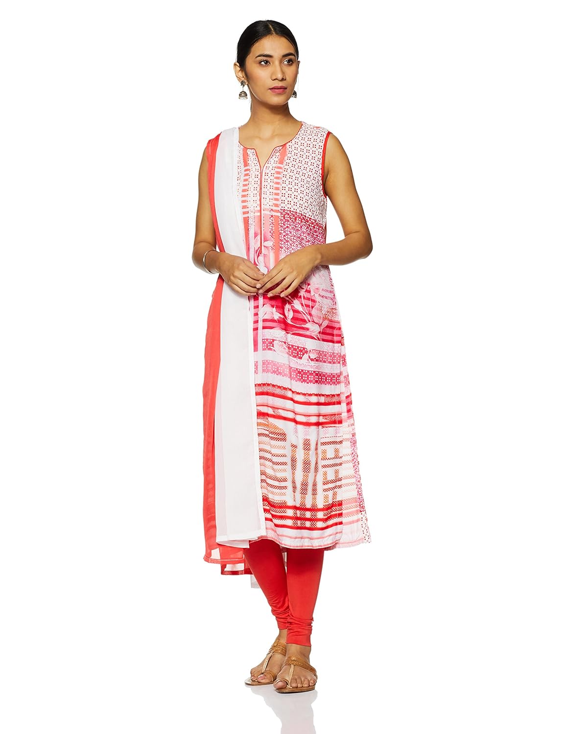 biba women's straight salwar suit