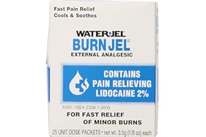 WATER JEL Water-Jel Technologies - 600U-1 3.5 Gram Unit Dose Packet Burn Jel Topical Gel (25 Per Box)