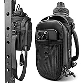 KLUNOHIk Magnetic Gym Bag with 5 Neodymium Magnets – Waterproof Bottle & Essentials Holder, Fits All Gym Machines – Smart Storage with Mesh Pockets, Key Clasp & Airtag Slot