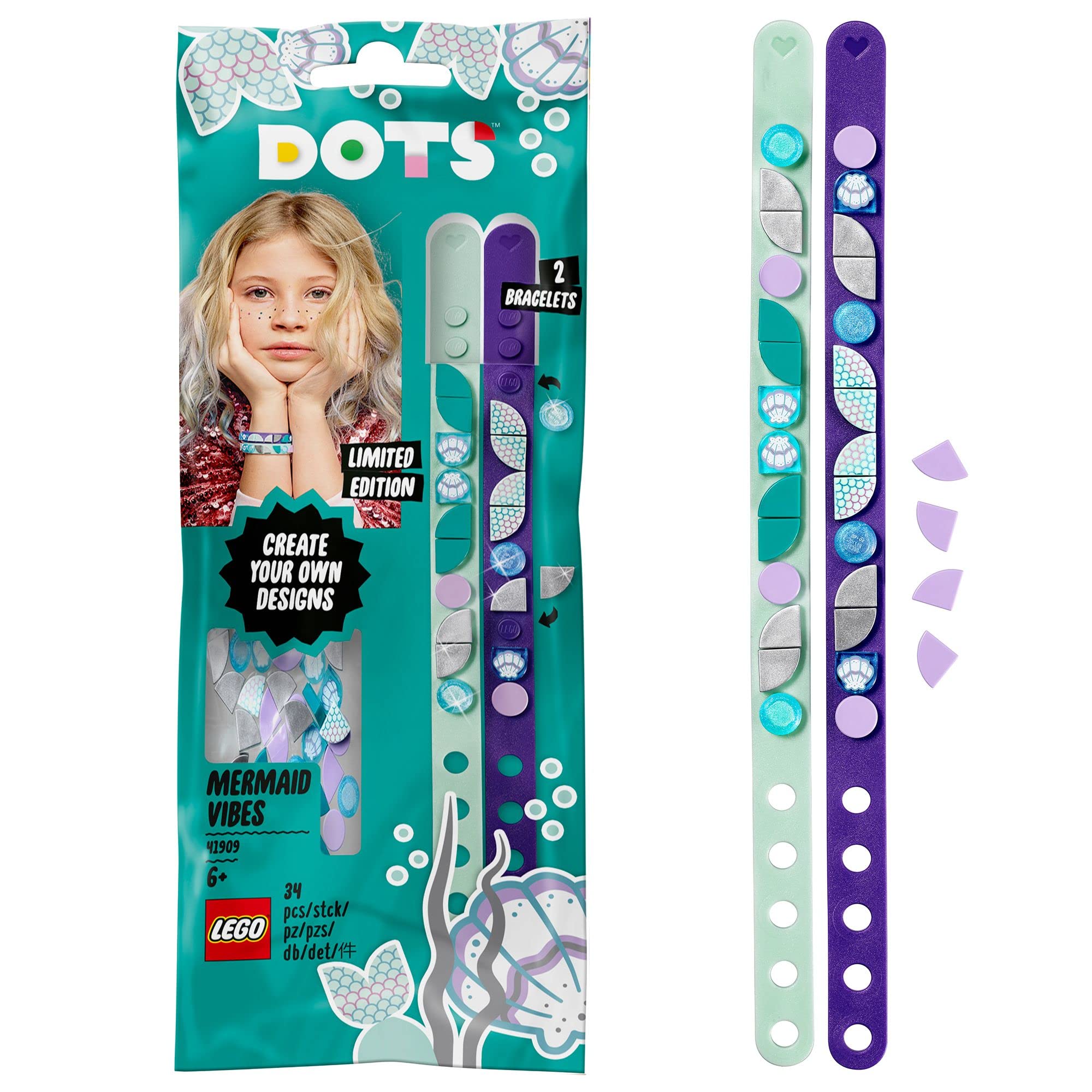 LEGO 41909 DOTS Mermaid Vibes Bracelets