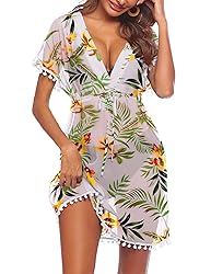 Avidlove Plus Size Cover Ups for Swimwear Tropical