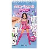 BSCOOL Kpop Sticker Book &ndash; Girls Fashion Design Activity for Kids | Dress up K-Pop singers with stickers and style guides; creative performance fashion fun for girls ages 5 and up.