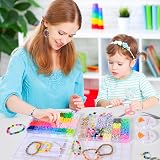 WHEELIO 8500 Clay Beads Bracelet Making Kit for Teen Girls, Multicolor view 7