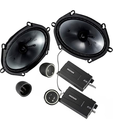 Amazon.com: KICKER 46CSS684 6x8 450w Car Audio Component Speakers+