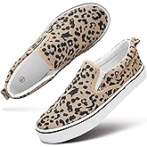 Women's Slip on Shoes Canvas Sneakers Loafers Non Slip Shoes Low Top Casual Shoes